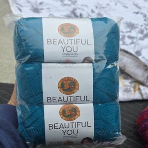 Lion Brand Beautiful You Yarn - Teal